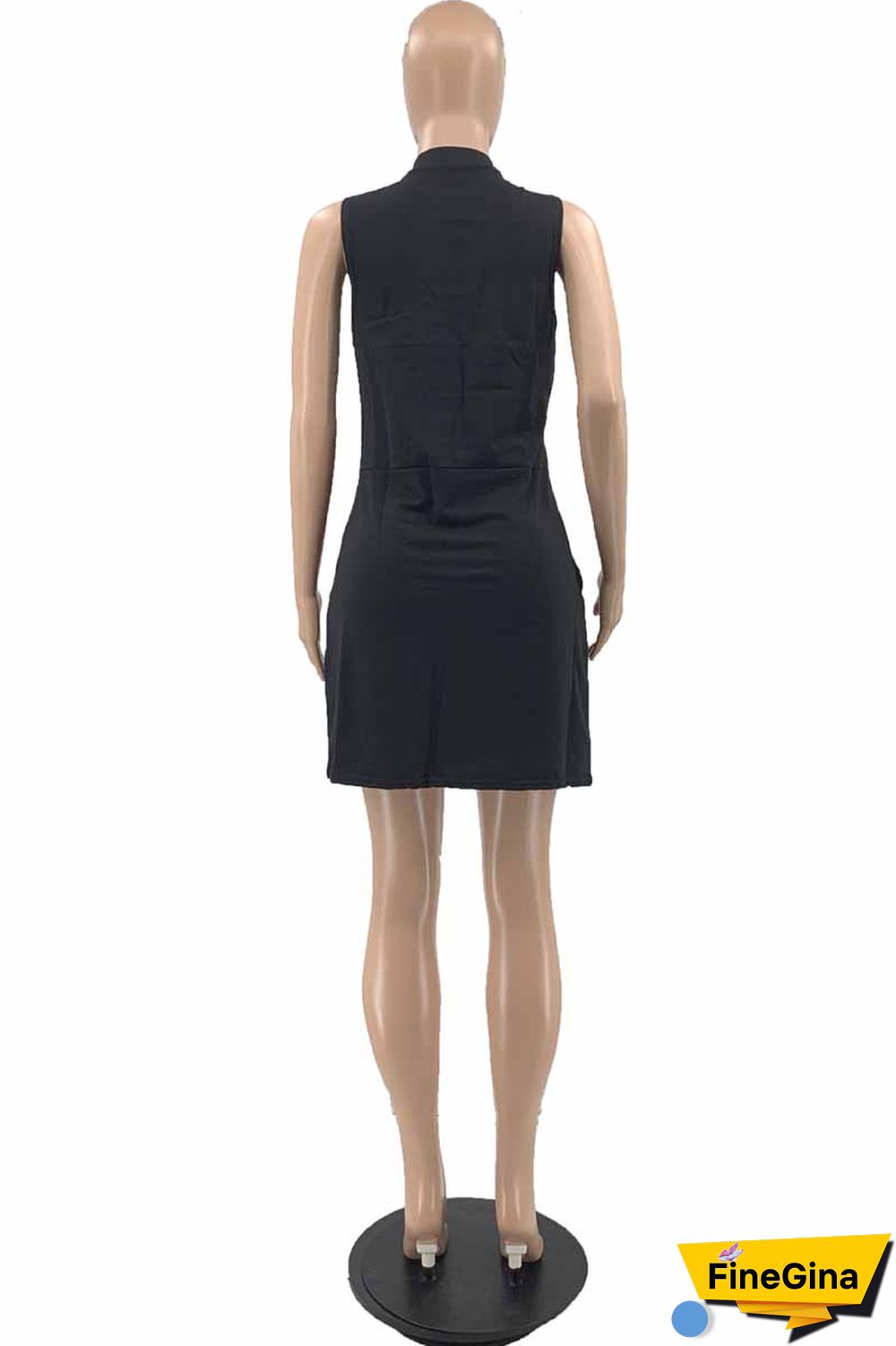 Army Green Street Print Letter V Neck One Step Skirt Dresses