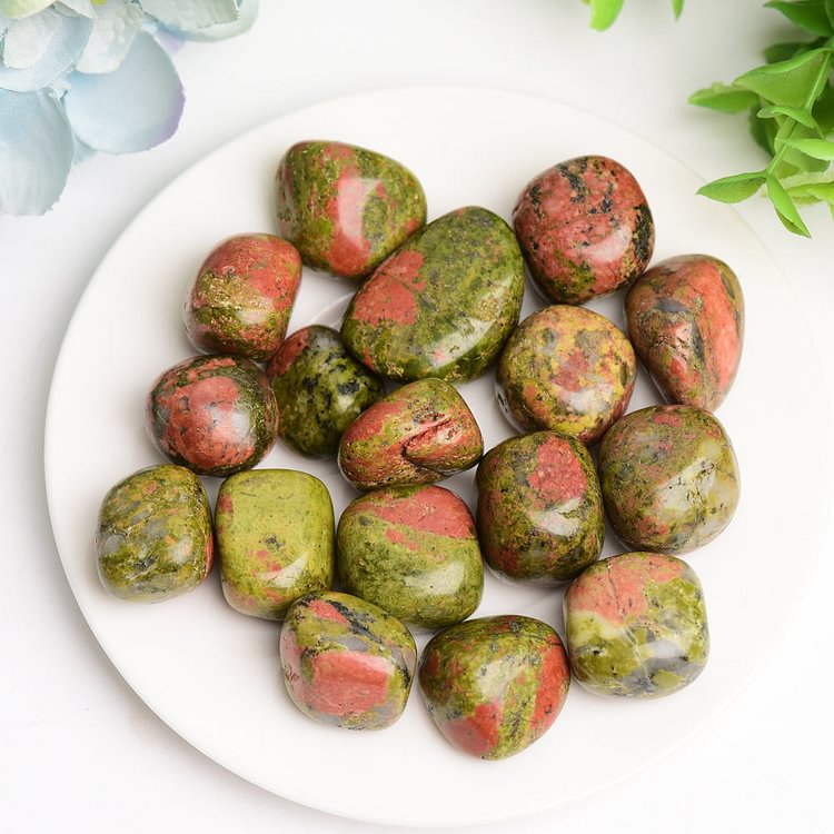 Unakite Crystal Tumble