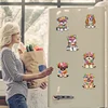 (US Only)6Pcs 2D/Flat DIY Dogs Diamond Painting Magnets Kit for Art Crafts Gift