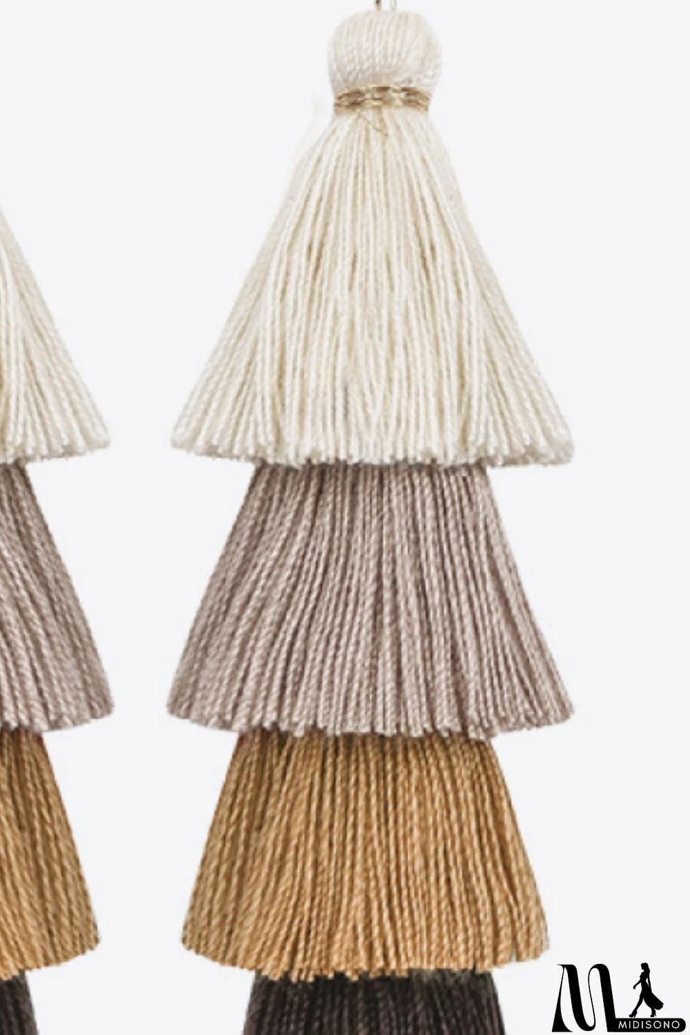 MidiSono - Layered Tassel Earrings