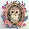 Diamond Painting-DIY Crystal Rhinestone Owl
