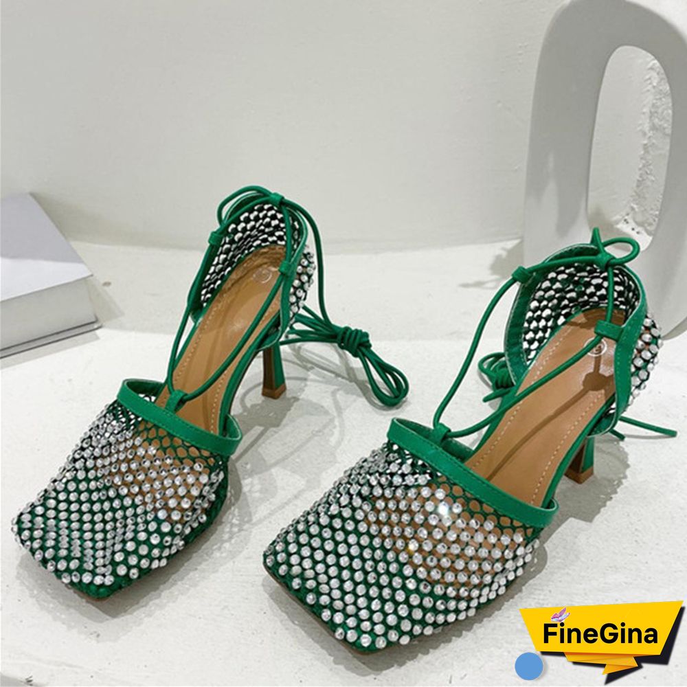 Yellow Fashion Casual Sequins Patchwork Rhinestone Square Out Door Shoes