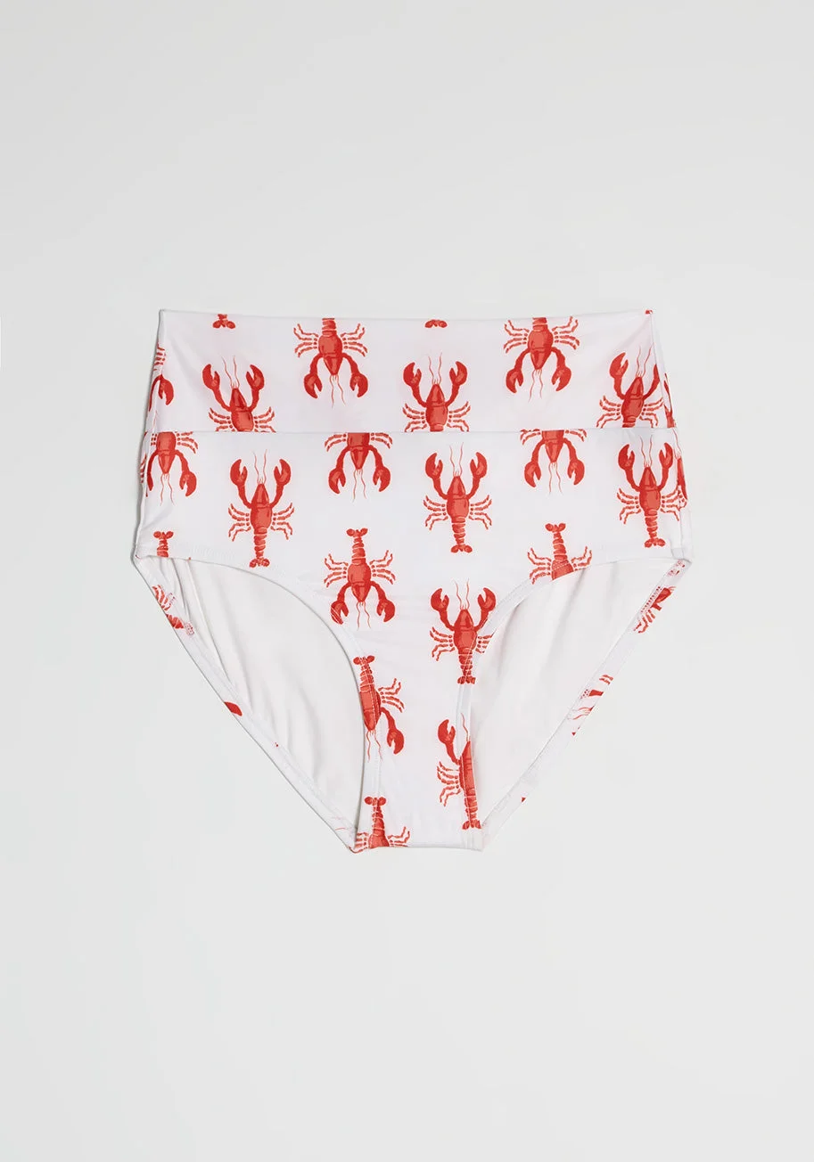 The Clarice High-Waisted Bikini Bottom