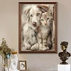 Cat Dog - Full Round Drill Diamond Painting