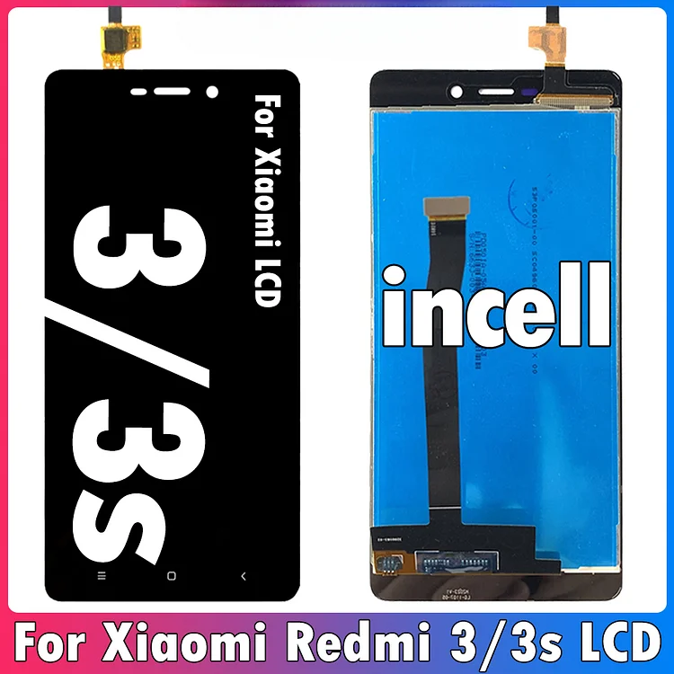 5.0" Incell For Xiaomi Redmi 3 Lcd Display With Touch Panel Screen Digitizer For Redmi 3S Display Assembly Replacement