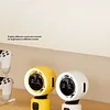 2025 new multi-expression shaking head small fan super cool expression package mini night light air circulation fan