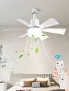 Socket Fan Light with Remote Screw in Ceiling Fan in Light Socket for Bedroom