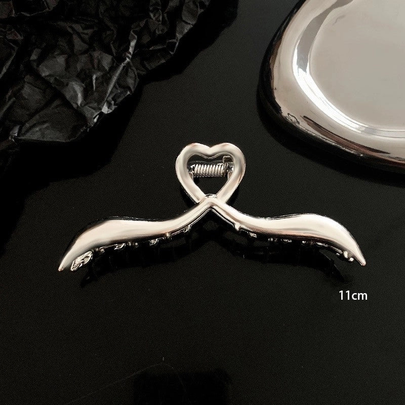 Casual Minimalist Women’s Star Solid Color Alloy Metal Hollow Out Hair Clip Hairpin Hair Claws