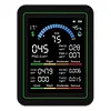 10 In 1 Multifunctional Air Quality Detector Type-C Charging Carbon Dioxide Airs Tester LCD Screen Portable Smartair Quality Tester for CO2 CO TVOC HCHO Temp AQI PM2.5 10 Detect