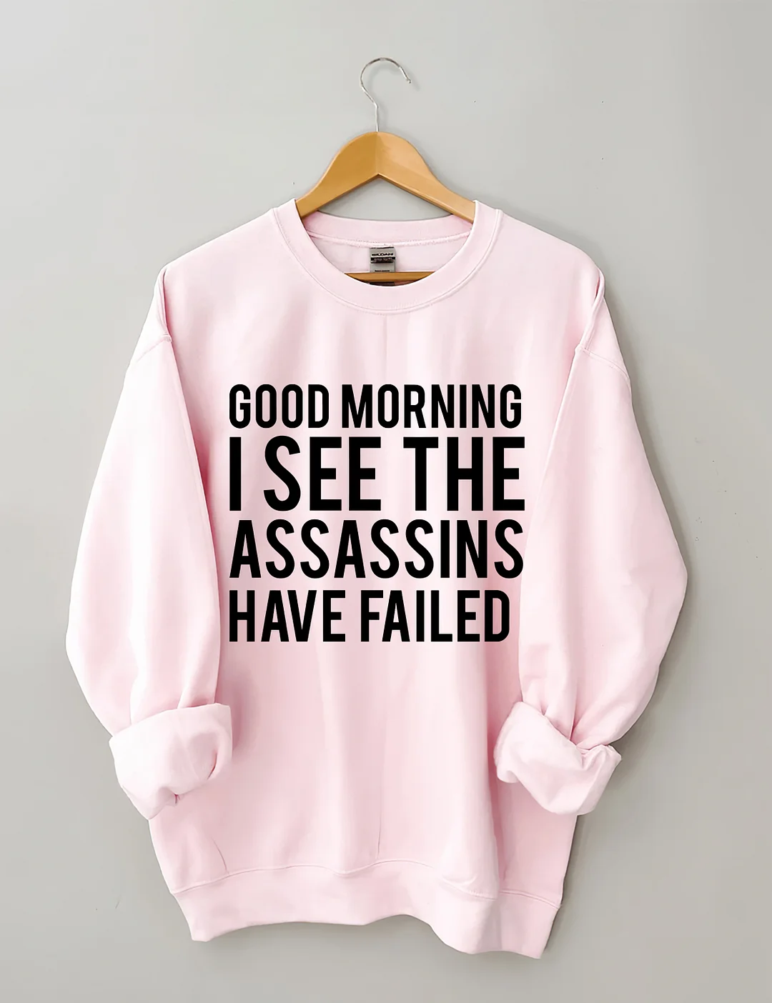 Good Morning I See The Assassins Have Failed Sweatshirt