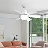Socket Fan Light with Remote Screw in Ceiling Fan in Light Socket for Bedroom
