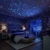 Original Home Planetarium Starry Sky Projection Lamp, 60,000 Stars Romantic 3 Colours Adjustable Starry Night Lamp,3D Constellation Galaxy Bedside Lamp Night Light Kids Bedroom