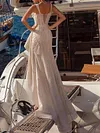 Beaded Decorate Shiny Asymmetric Sexy Slim Evening Maxi Dress