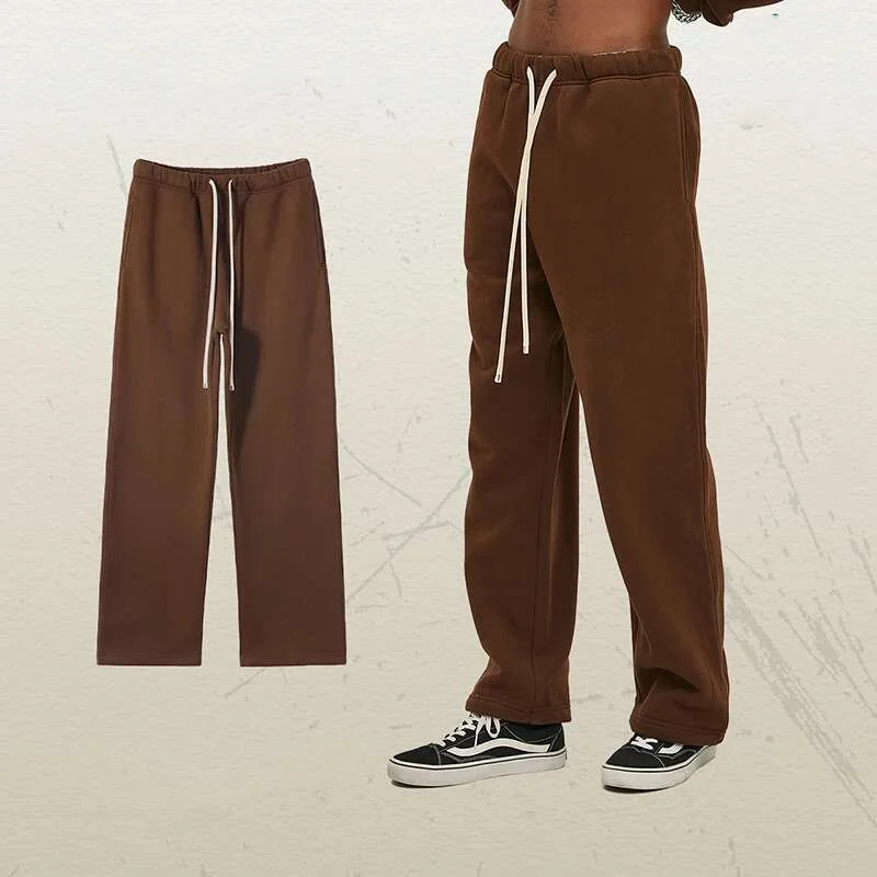 Aonga Two-piece Set Male Sweatshirt Sweatpants Spring Fashion Tide Pullover Round Collar Long Sleeve Top Straight Pants 9W128 aonga