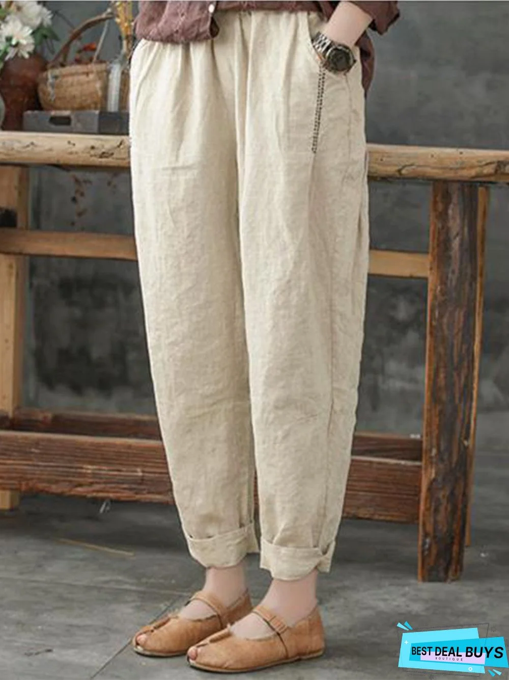 Casual Loose Pants with Pockets