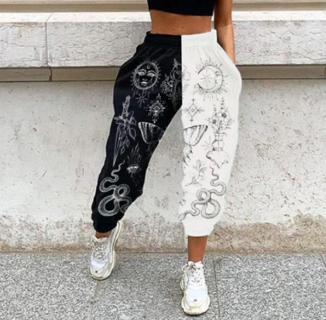 Embroidery Casual Pants