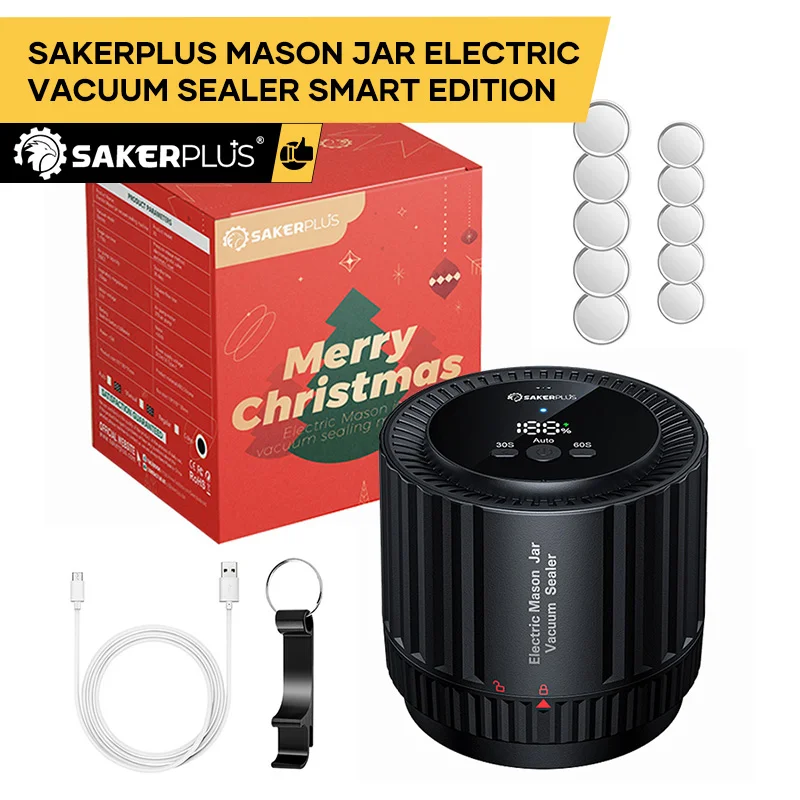 SAKER® Electric Mason Jar Vacuum Sealer