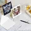 6PCS Diamond Painting Wing Greeting Cards Postcards with Envelopes