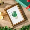 12pcs Plants DIY Mini Square Diamond Painting Set 14x18cm