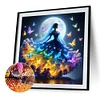 Belle jupe fille-ronde drill diamond painting-40*40cm