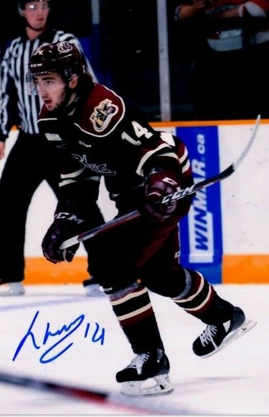 LIAM KIRK autographed SIGNED PETERBOROUGH PETES 4X6 Photo Poster painting ARIZONA COYOTES