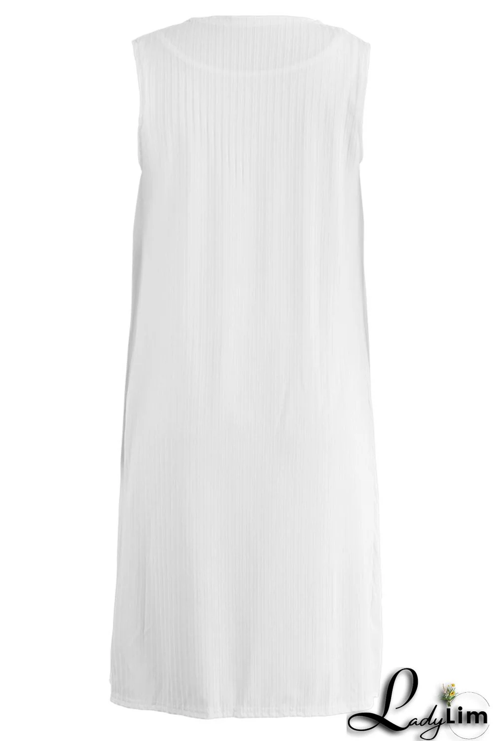 Black Casual Solid Patchwork U Neck Sleeveless Three Pieces