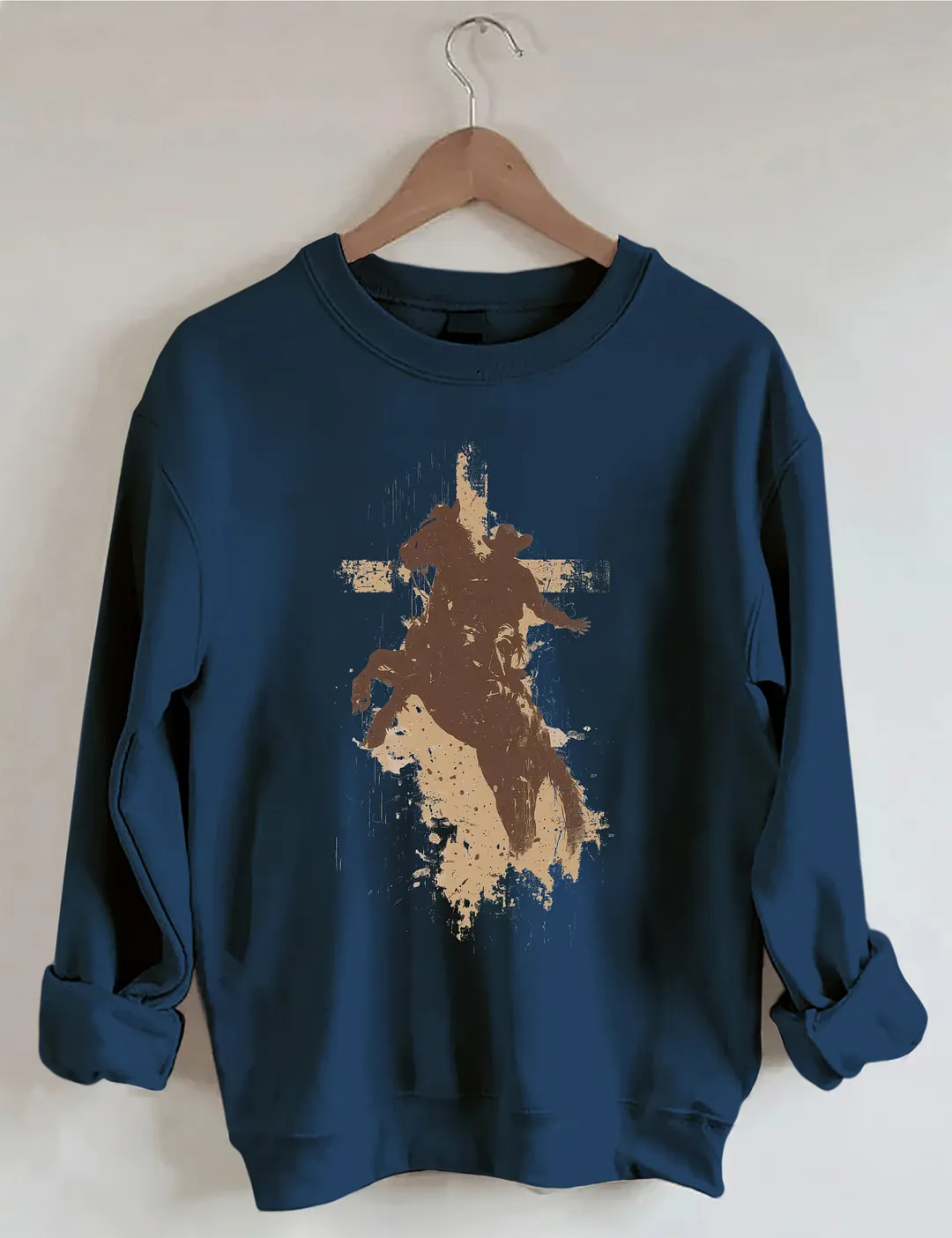 Western Christian Cowboy Sweatshirt