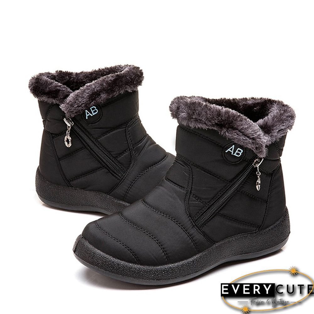 Women's Warm Waterproof Snow Boots Winter Non-slip Short Boots