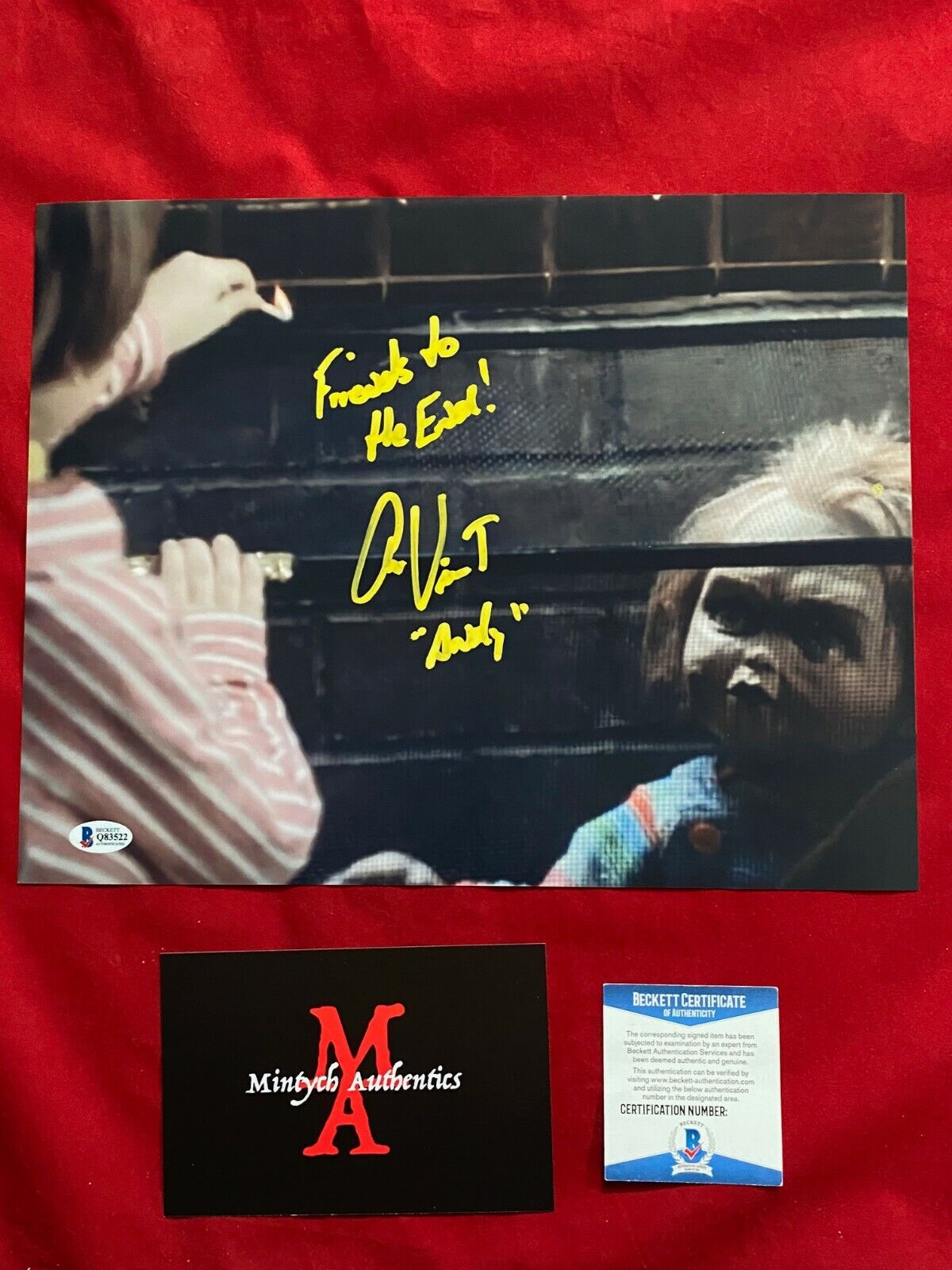 ALEX VINCENT AUTOGRAPHED SIGNED 11x14 Photo Poster painting! CHILD'S PLAY! ANDY! BECKETT COA!