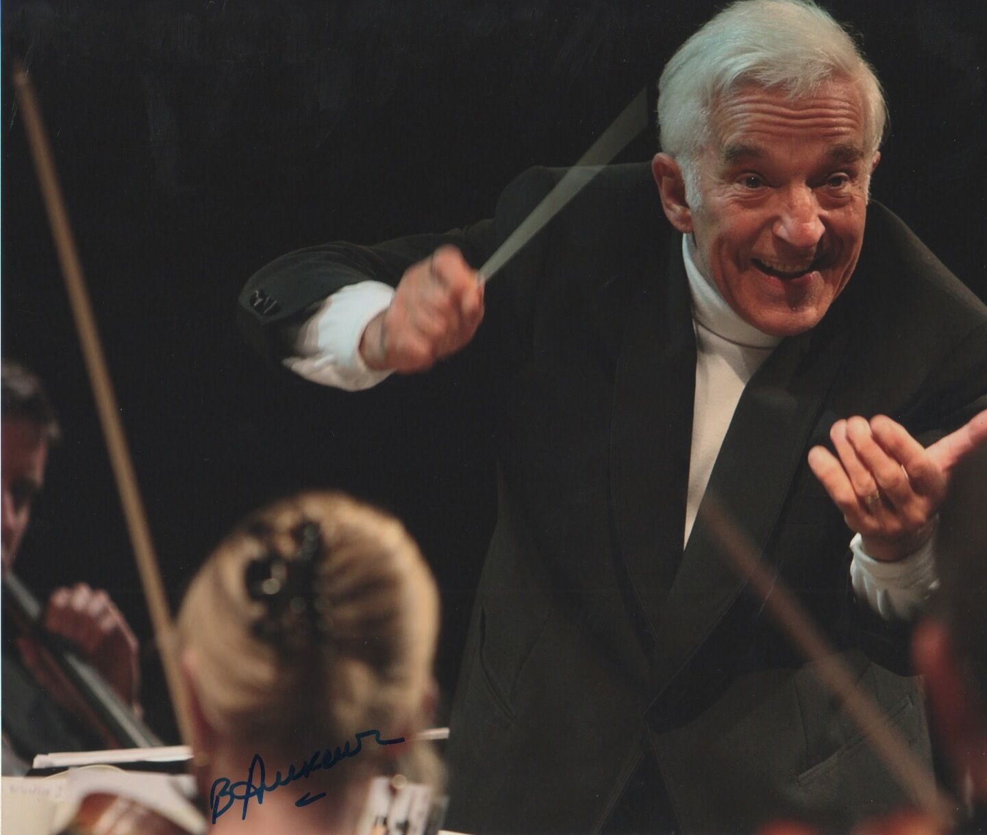 Vladimir Ashkenazy Conductor signed 8x10 inch Photo Poster painting autograph