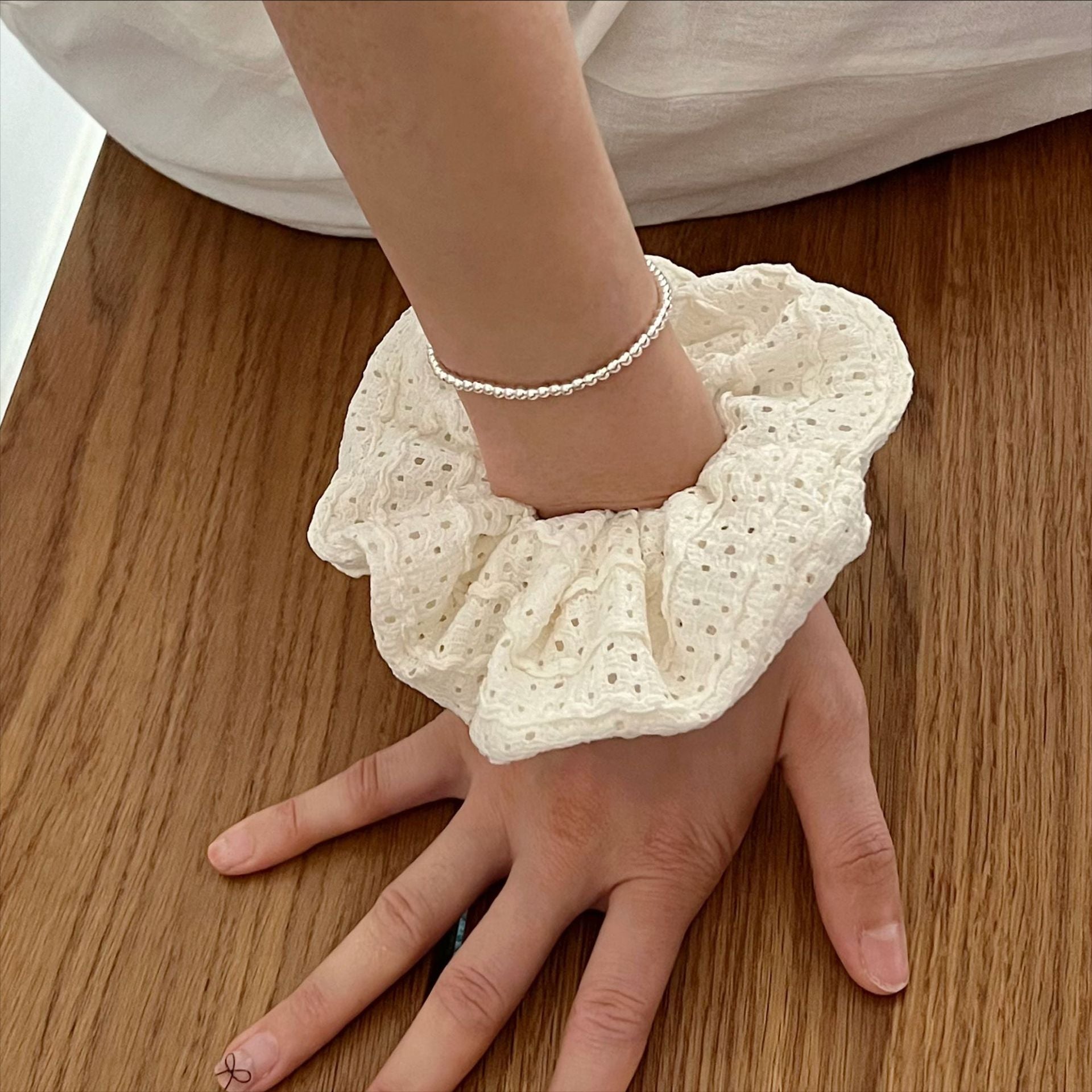 925 Sterling Silver Korean Round Text Letter Number Silver Electroplating Stud Earrings