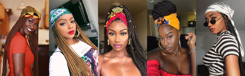 Rosebony Box Braided Wigs Fashion Models Show