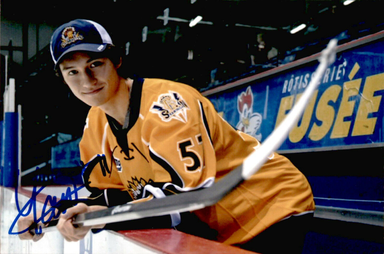 Dennis Yan SIGNED 4x6 Photo Poster painting SHAWINIGAN CATARACTES / TAMPA BAY LIGHTNING #2