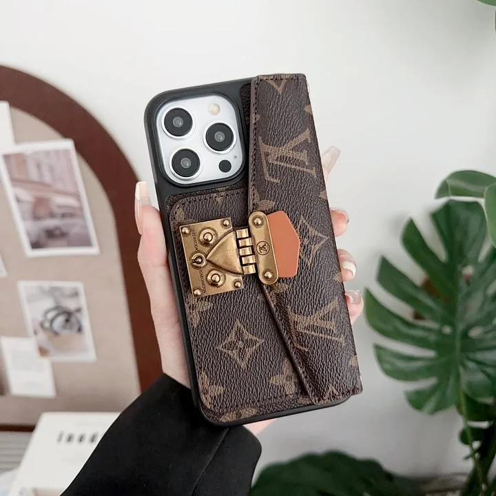 ✨Dostosowane etui na iPhone'a ze skóry bydlęcej LV🎁Gratis pasek na ramię