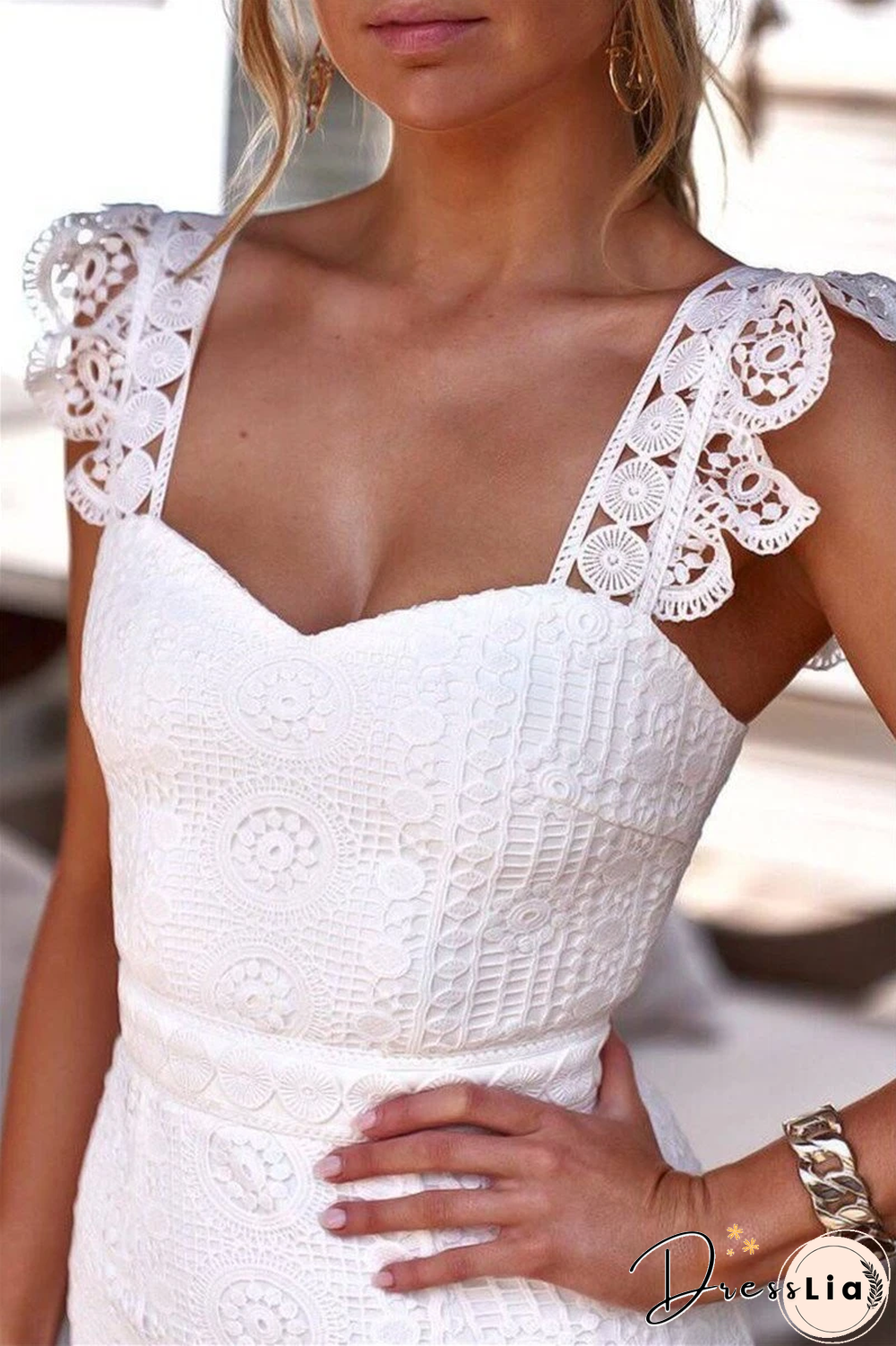 KarliDress Giselle Lace Midi Dress P12559