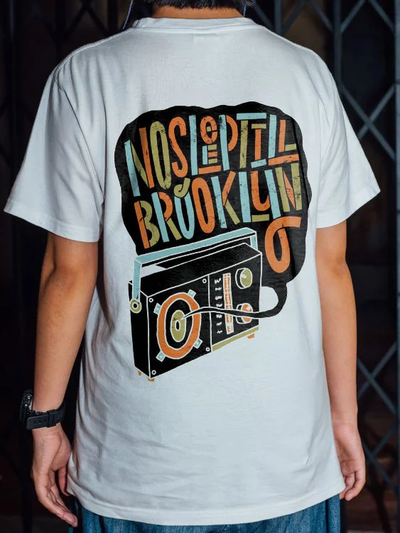 Brooklyn Printing Casual Men's T-shirt