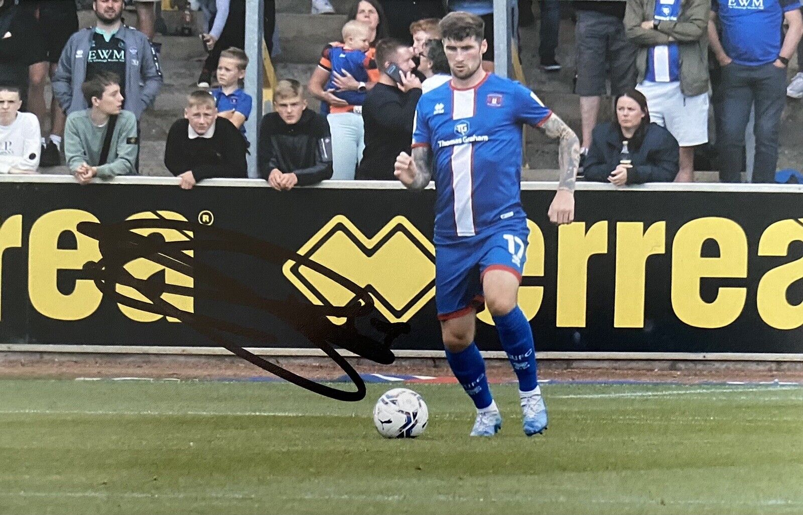 Corey Whelan Genuine Hand Signed Carlisle United 6X4 Photo Poster painting 2