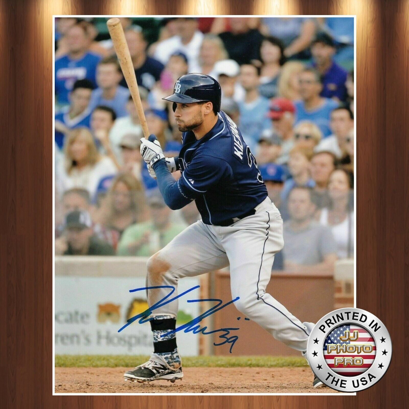 Kevin Kiermaier Autographed Signed 8x10 Photo Poster painting (Devil Rays) REPRINT