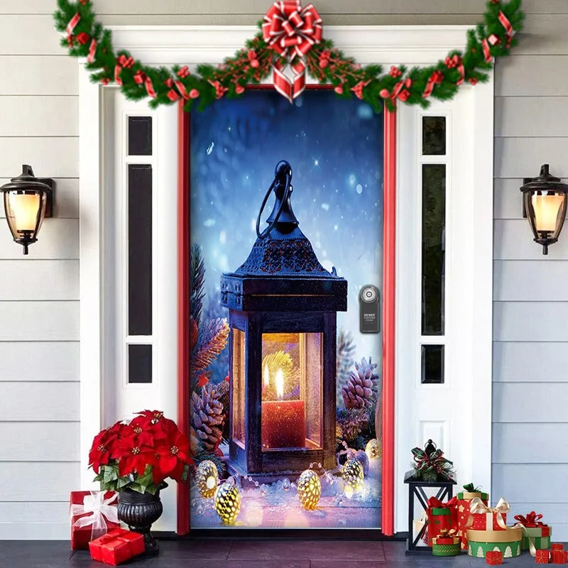 Nightmare Before Christmas Outdoor Decorations Props Christmas Elves Door Cover