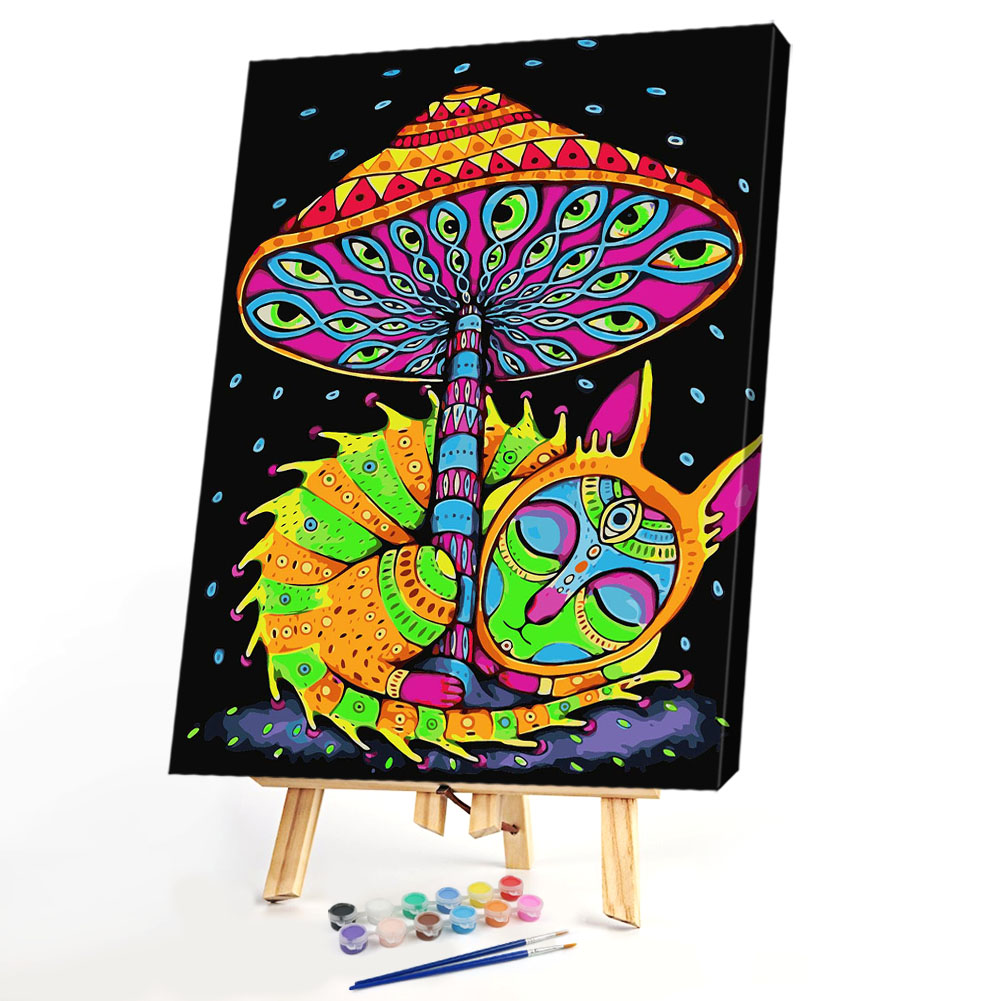 

40*50CM Paint By Numbers-Mush Umbrella, 501 Original