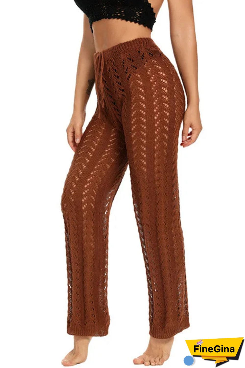 Boho Crochet Trousers