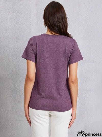 Round Neck Short Sleeve T-Shirt