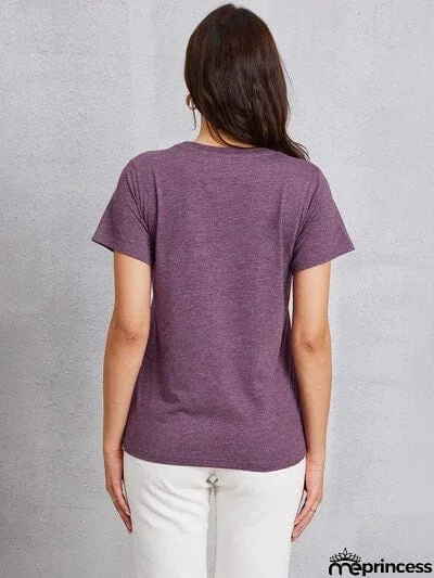 Round Neck Short Sleeve T-Shirt