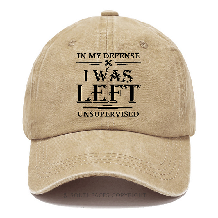 In My Defense I Was Left Unsupervised Hat