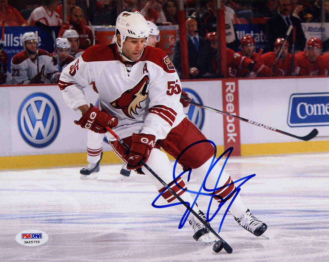 Ed Jovanovski SIGNED 8x10 Photo Poster painting Phoenix Coyotes ITP PSA/DNA AUTOGRAPHED