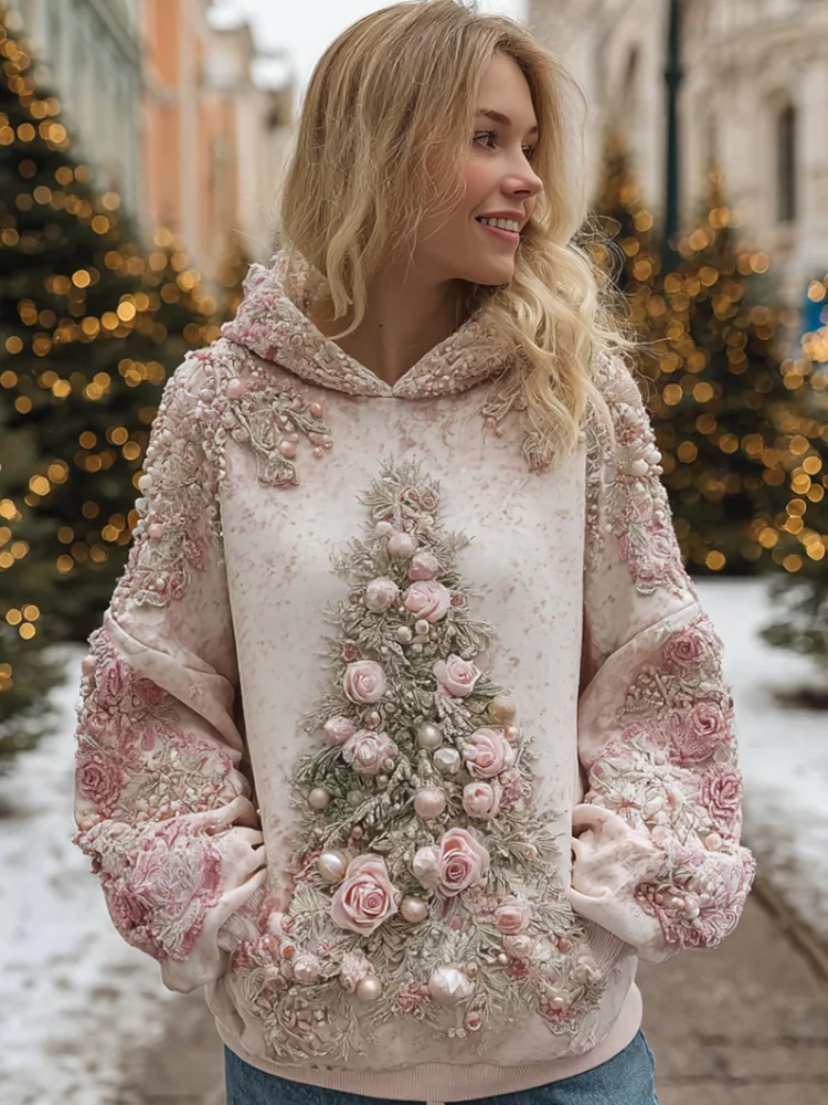 Christmas Elements Women's Hooded Sweatshirt 1