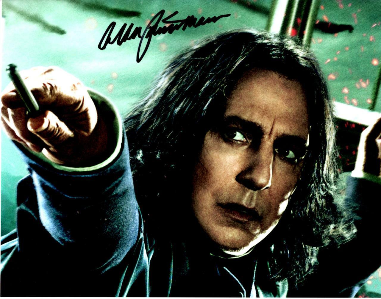 Alan Rickman signed 11x14 Picture autographed Photo Poster painting Nice Photo Poster painting with COA