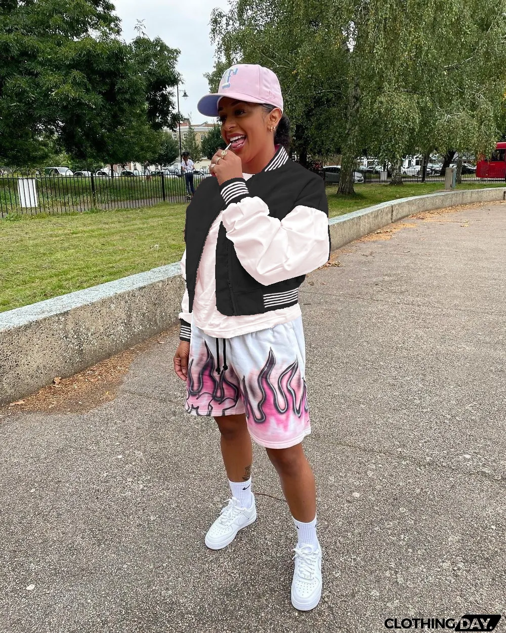 Fashion Hip-hop Style Stitching Threaded Zipper Baseball Uniform