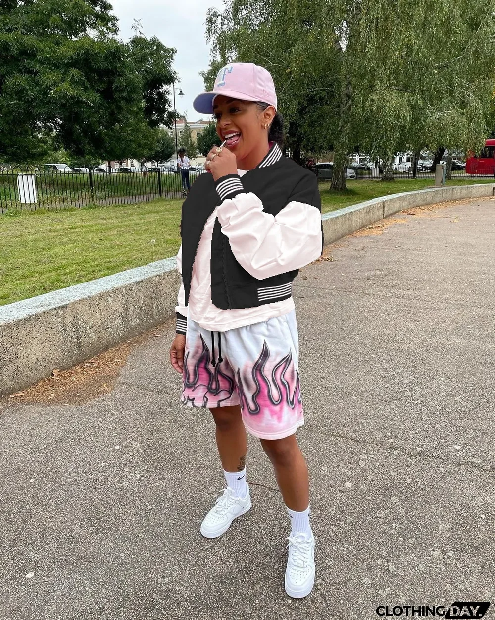 Fashion Hip-hop Style Stitching Threaded Zipper Baseball Uniform