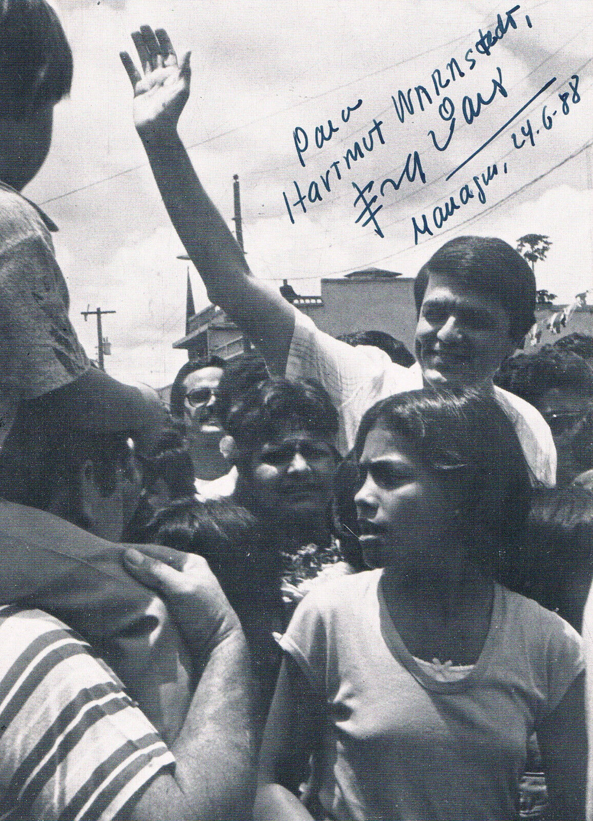 Nicaragua Sergio Ramírez Mercado 1942- genuine autograph signed Photo Poster painting 5x7